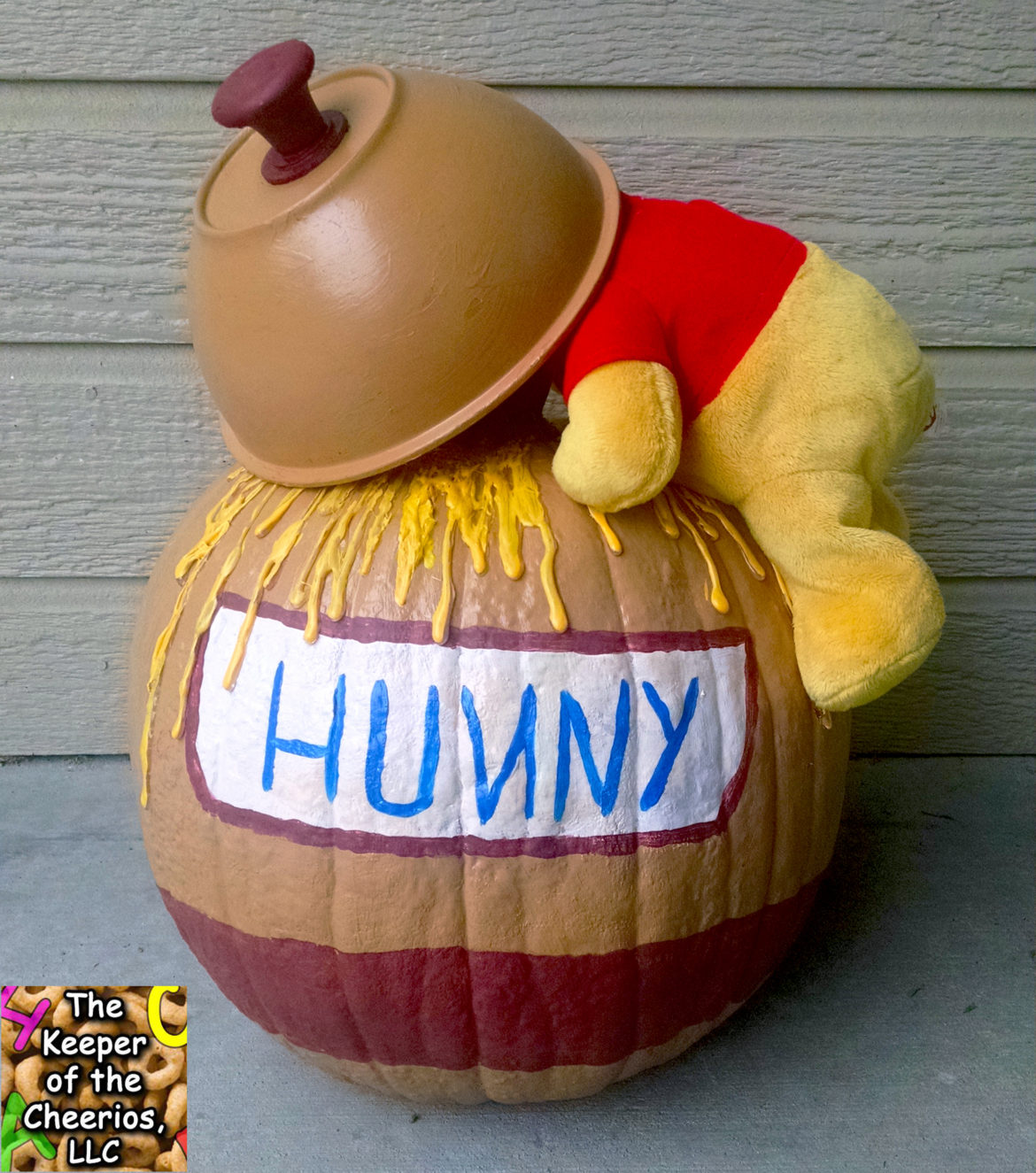 Winnie The Pooh Honey Pot Pumpkin The Keeper Of The Cheerios