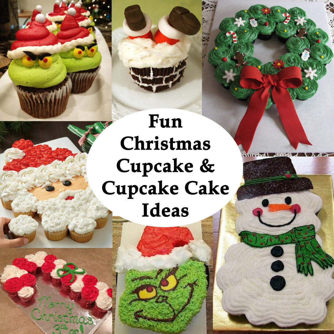 fun christmas cupcakes