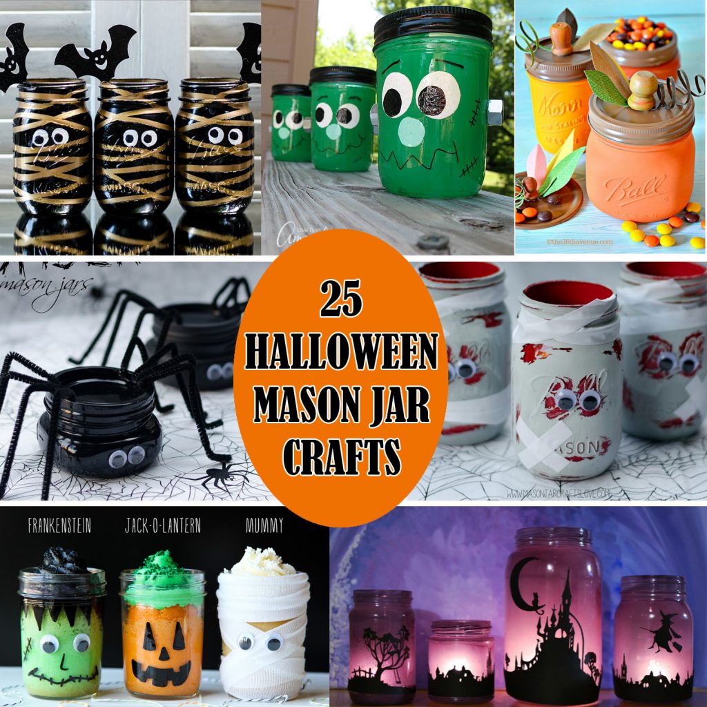 25 HALLOWEEN MASON JAR CRAFTS - The Keeper of the Cheerios