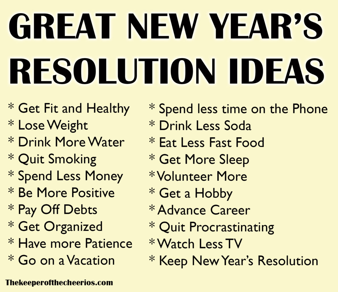 new years resolutioners