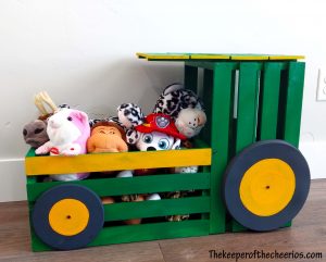 diy tractor toy box