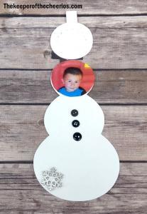 Snowman Keepsake Card - The Keeper of the Cheerios