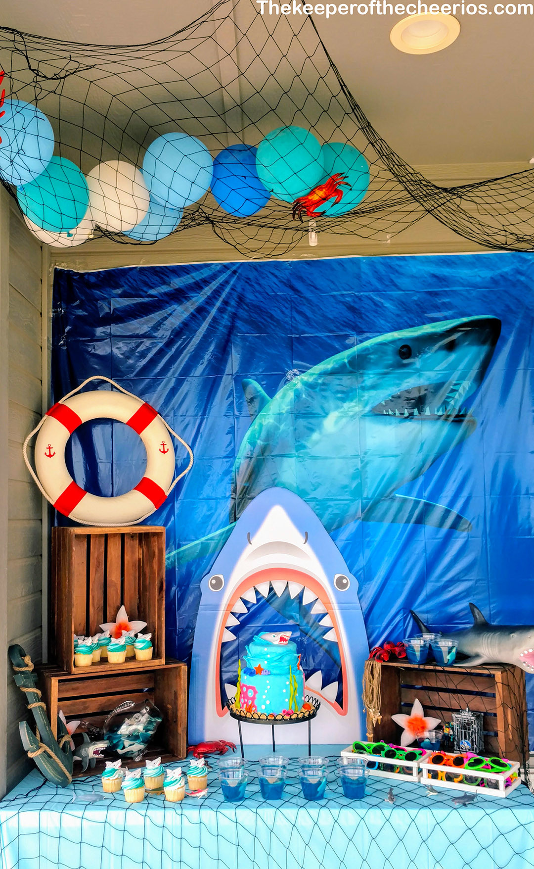 Shark Themed Birthday Party Ideas