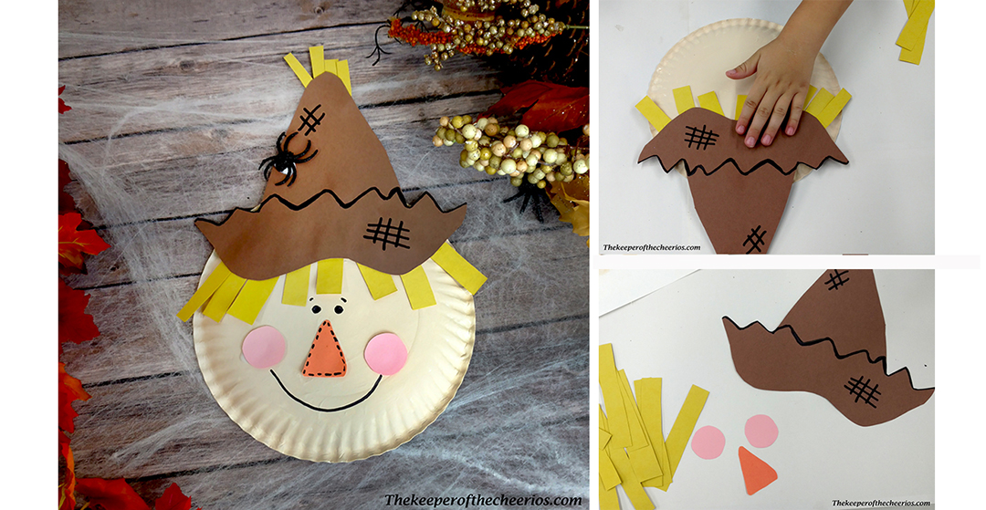 Paper Plate Scarecrow Template
