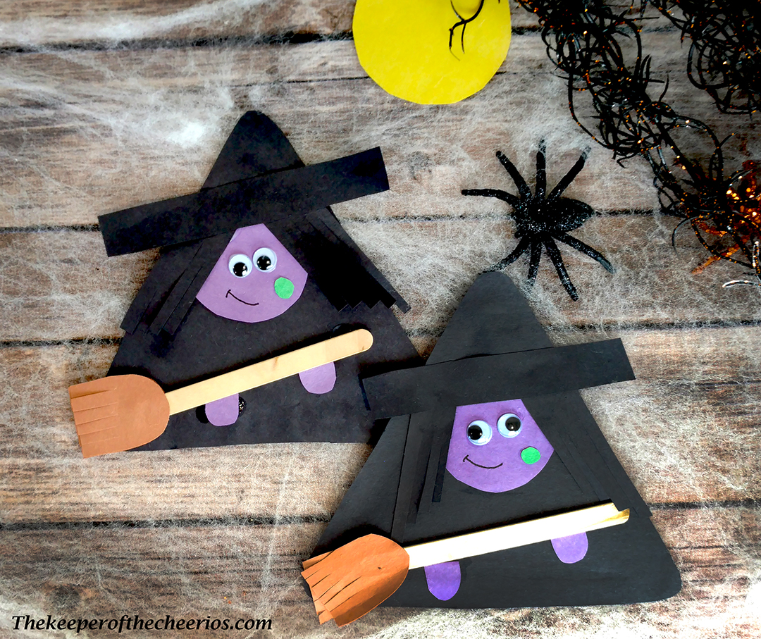 Make a Funny Witch Craft Using Popsicle Sticks - Crafty Morning