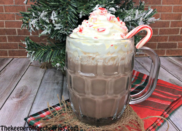 Spiked Peppermint Mocha Hot Cocoa - The Keeper of the Cheerios