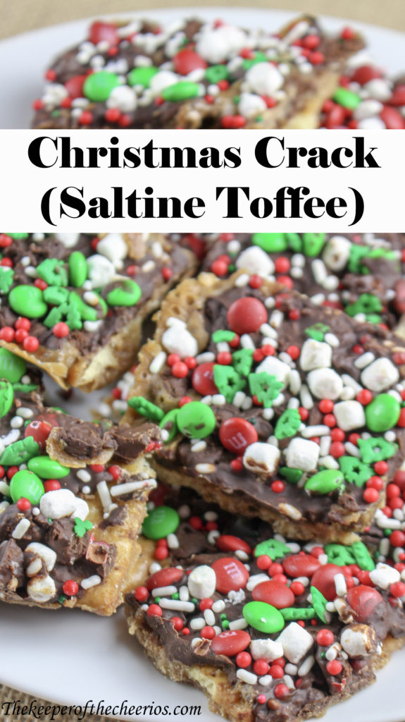 Christmas Crack (Saltine Toffee) - The Keeper of the Cheerios