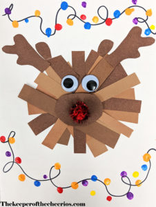 Paper Strips Christmas Crafts - The Keeper of the Cheerios