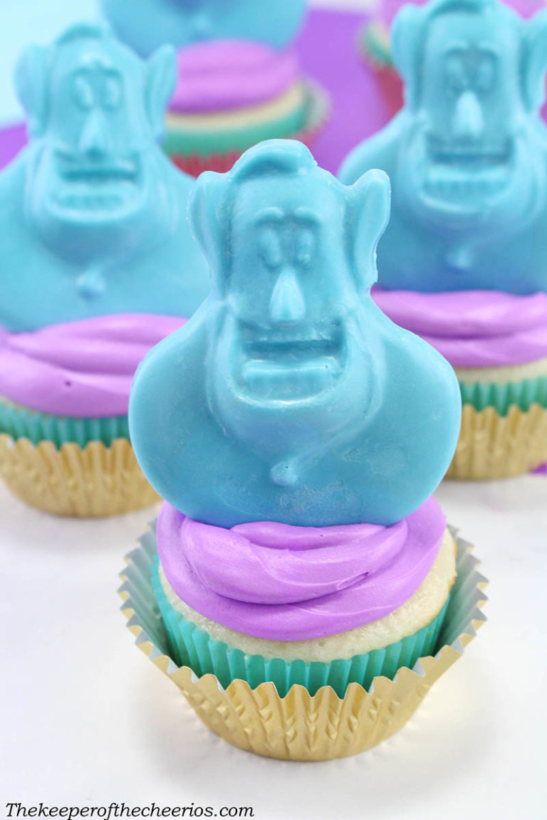 Aladdin Genie Cupcakes - The Keeper of the Cheerios