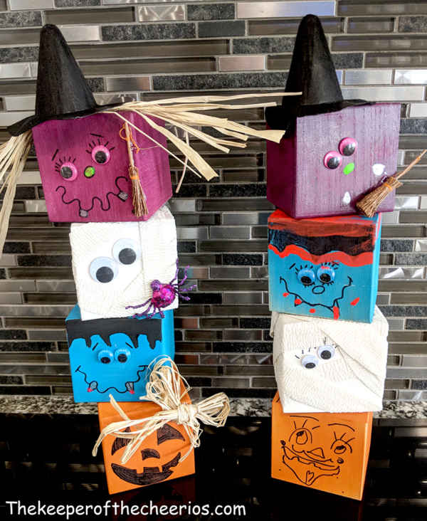 Halloween Craft Blocks - The Keeper of the Cheerios