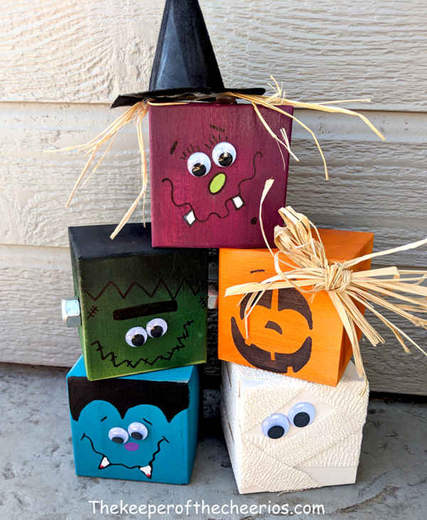 Halloween Craft Blocks - The Keeper of the Cheerios