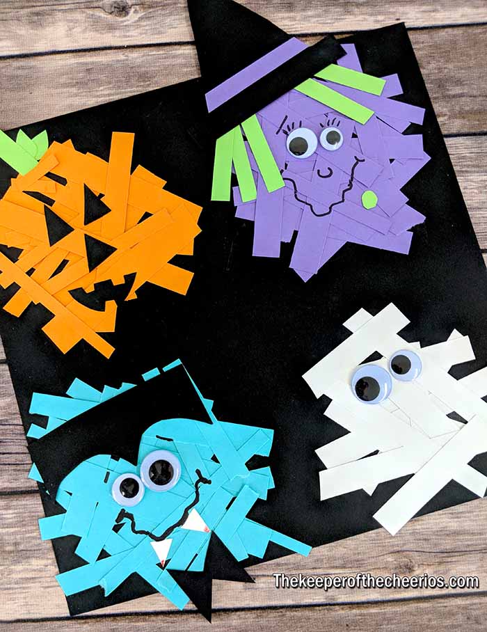 Halloween Scrap Paper Craft - The Keeper of the Cheerios