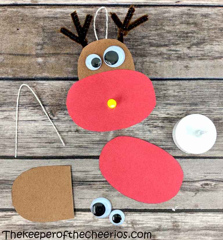 Rudolph Tealight Ornament - The Keeper of the Cheerios