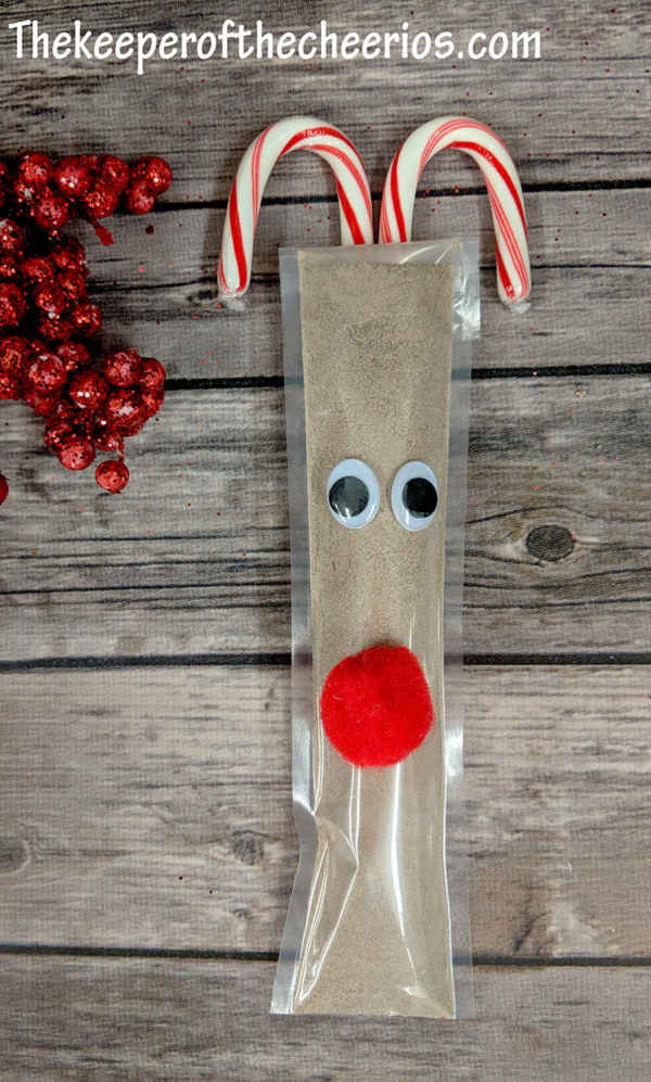Candy Cane Hot Cocoa Rudolph Bags The Keeper Of The Cheerios