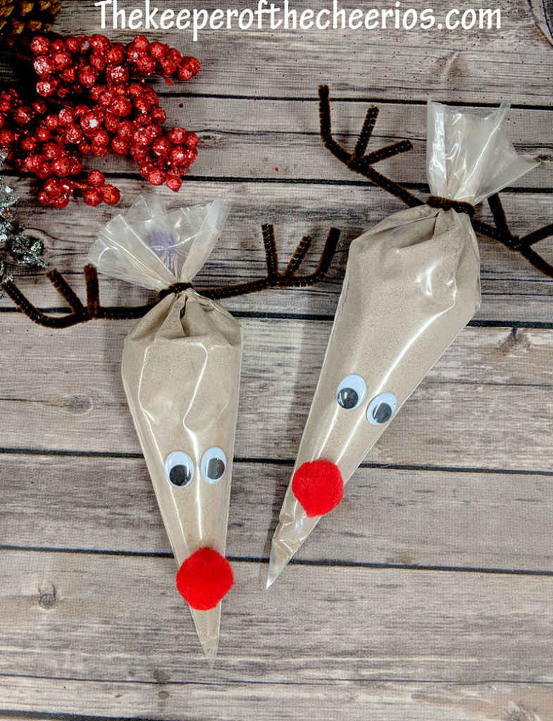 Hot Cocoa Rudolph Bags - The Keeper of the Cheerios