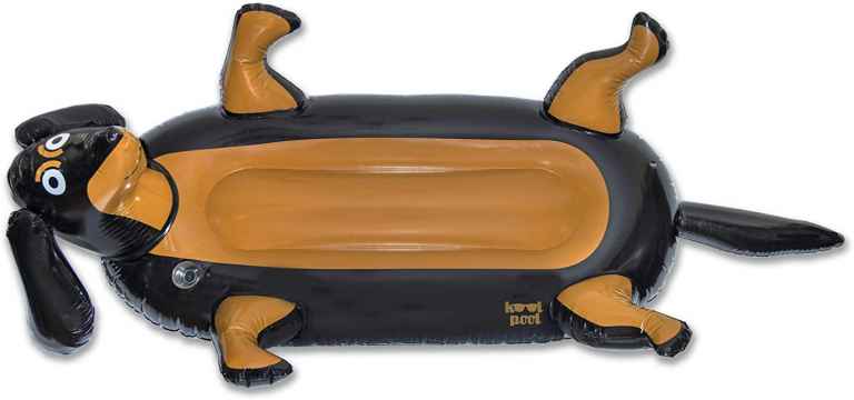 dachshund inflatable pool float