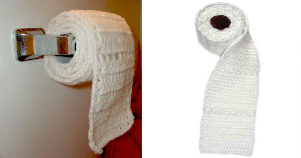 For Those Of You Who Are Almost Out Of Toilet Paper You Can Now Crochet