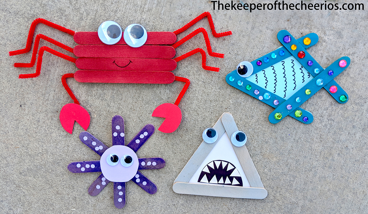 Ocean Friends Craft Sticks - The Keeper of the Cheerios