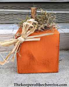 Fall Wood Blocks - The Keeper of the Cheerios