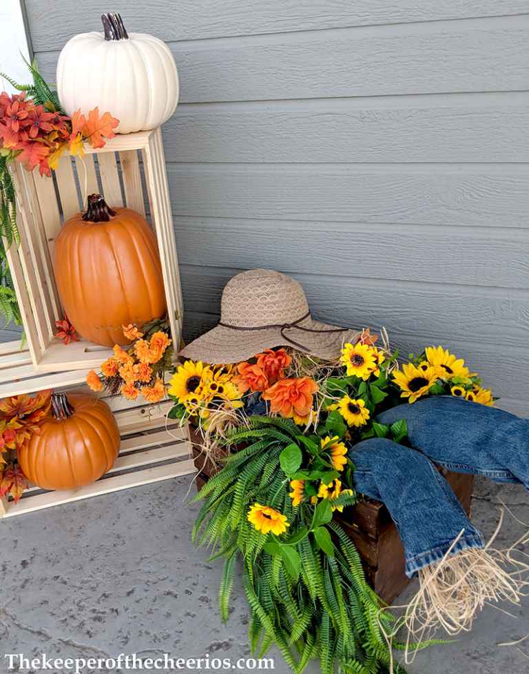 Sleeping Scarecrow In A Crate - The Keeper of the Cheerios