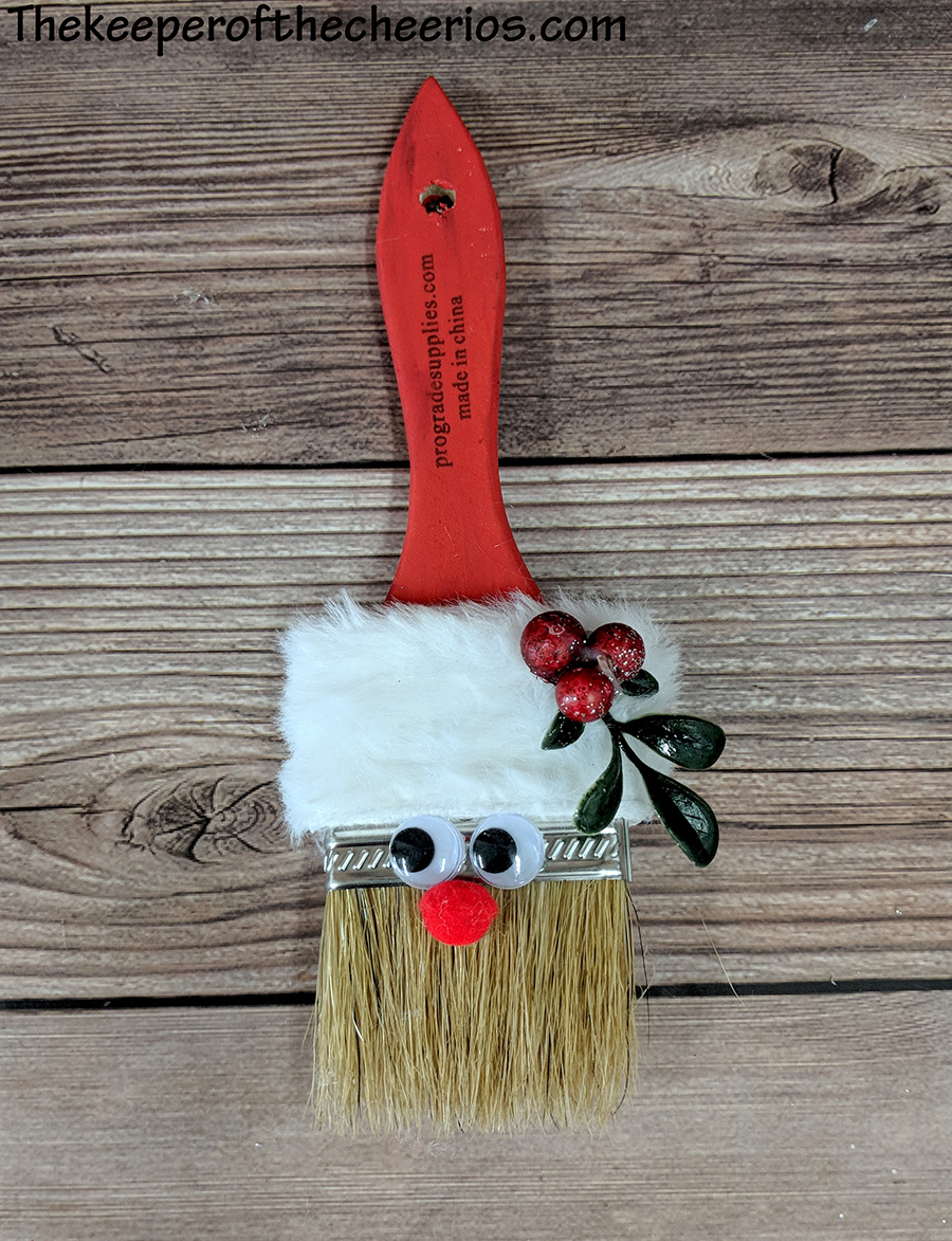 paintbrush santa craft