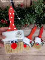 Paintbrush Santa Ornament - The Keeper of the Cheerios