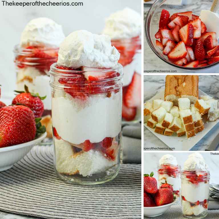 Strawberry Shortcake in a Jar - The Keeper of the Cheerios