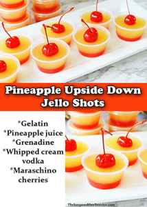 Pineapple Upside Down Jello Shots - The Keeper of the Cheerios